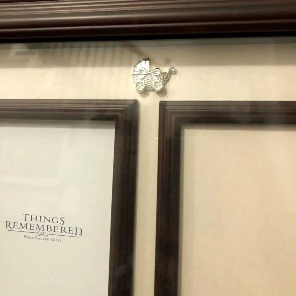 Baby Birth Record Things Remembered Silver Charm Photo Frame